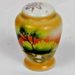 Vintage 1920s Made in Japan Hand Painted Sugar Shaker Muffineer